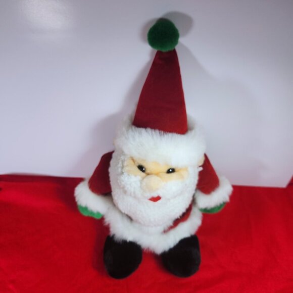 Best Made Toys Santa Plush Animated Singing Bouncing 14" Christmas Stuffed - Picture 3 of 10